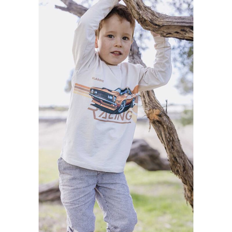 Milky Retro Racer Tee image number 1